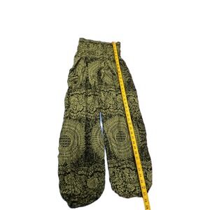 WOMEN'S BOHO HAREM Aladdin Pants One Size MANDALA Yoga Hippie